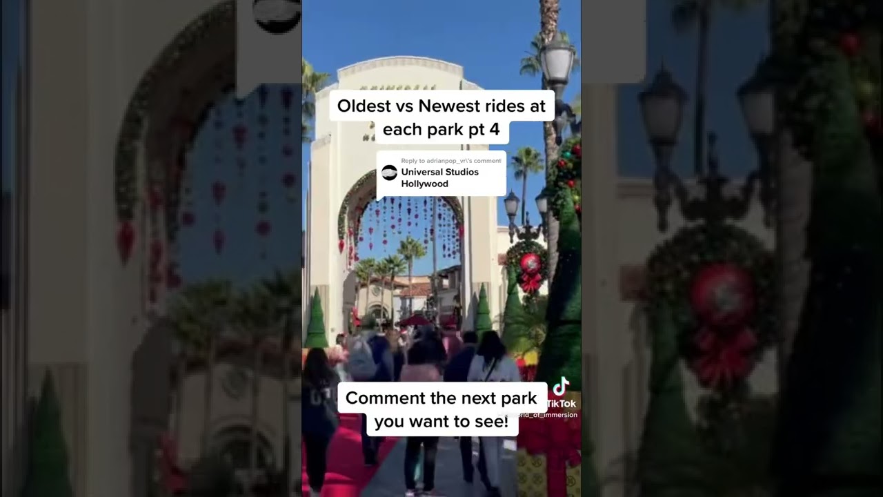 Oldest vs Newest Rides at Universal Studios Hollywood!