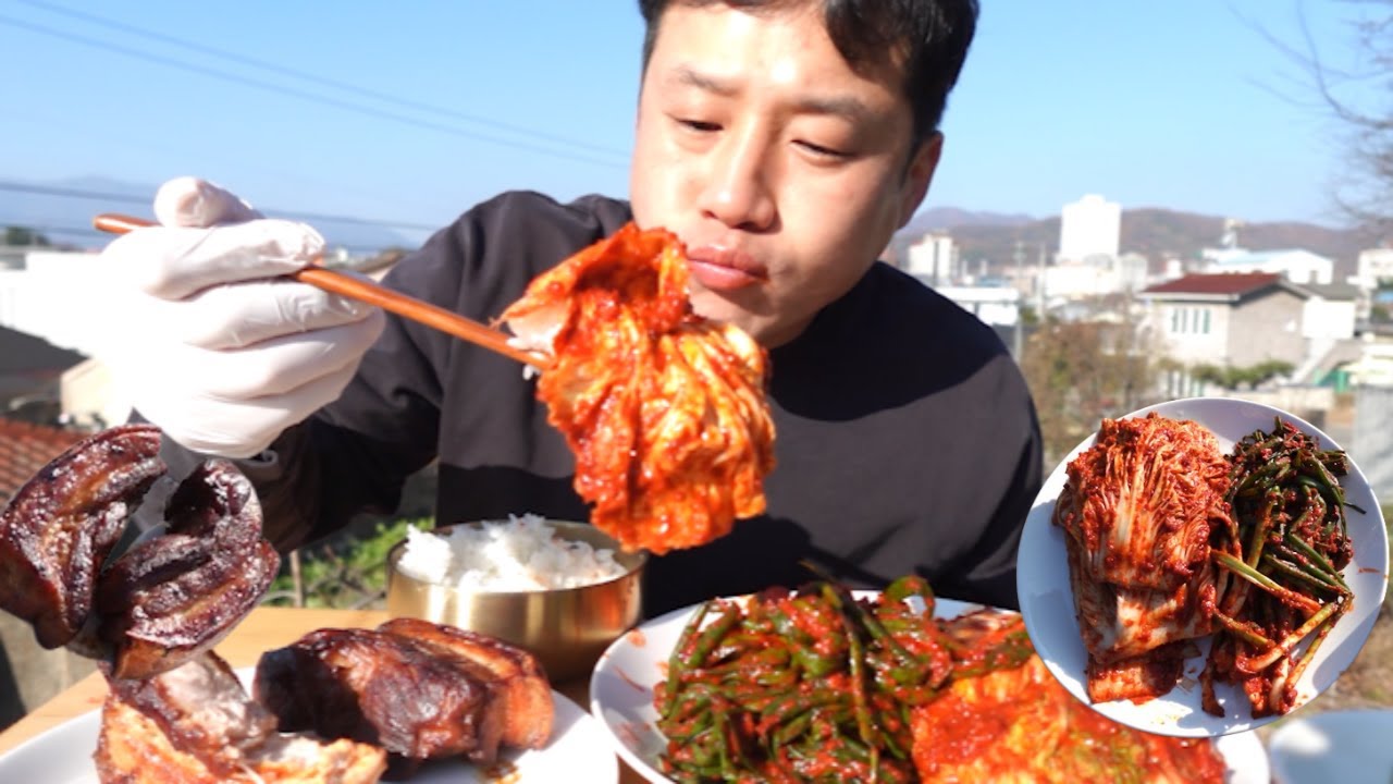 실비김치가있다면밥다먹고라면도먹을수있어요🫦실비김치먹방!!!(Silbi Kimchi mukbang!!!)1080p60