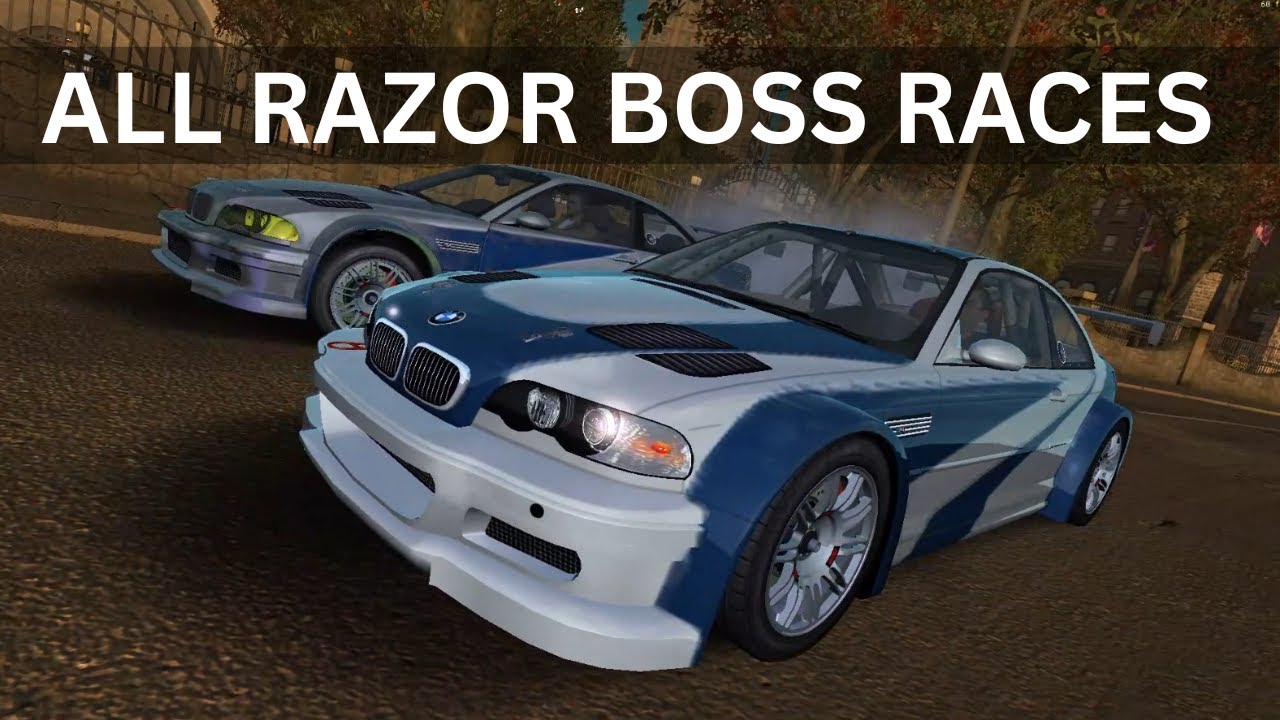 BMW M3 GTR vs RAZOR FINAL BOSS RACE I NFS MW Modern Edition