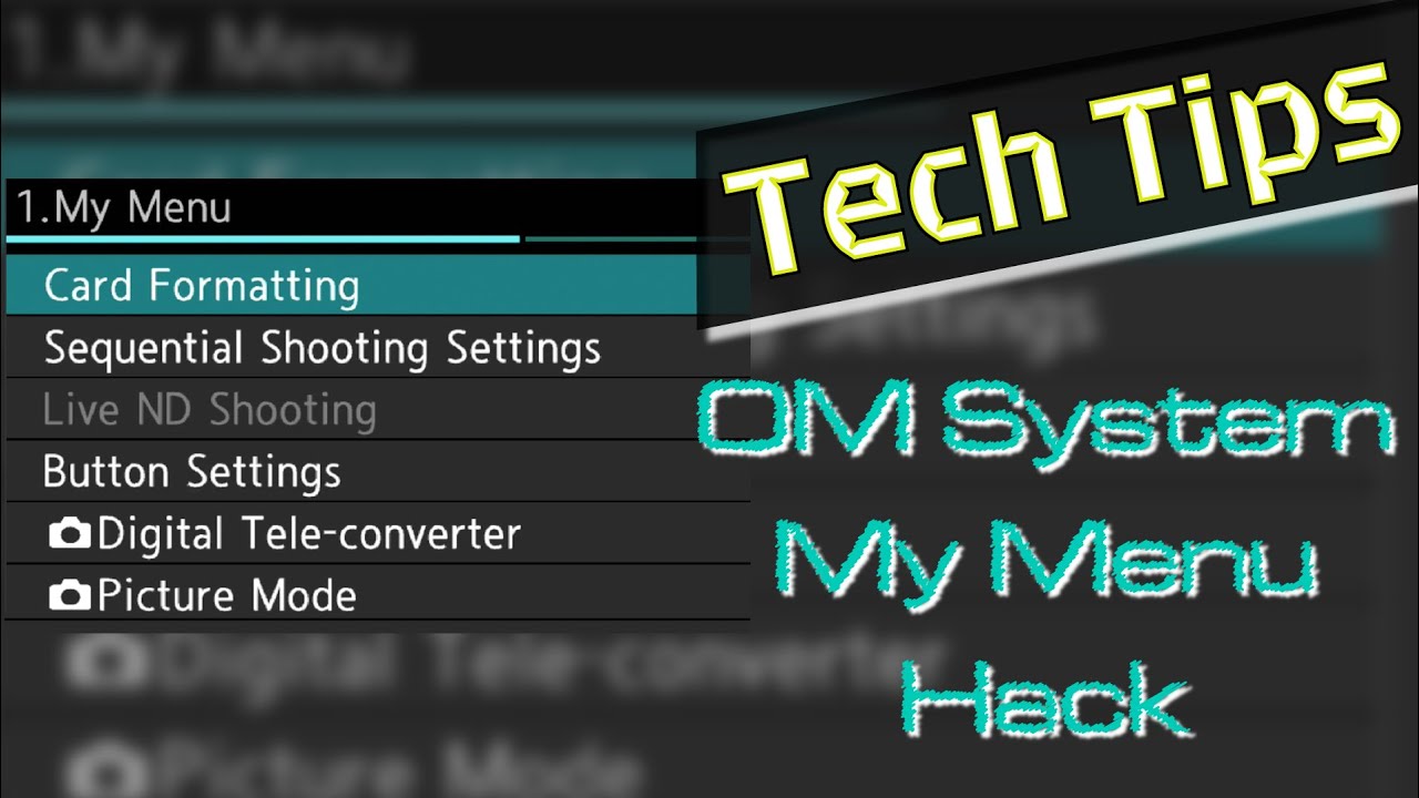 Wildlife photographer @Wildmanrouse  shows you a MY Menu hack for OM cameras that maybe a surprise!