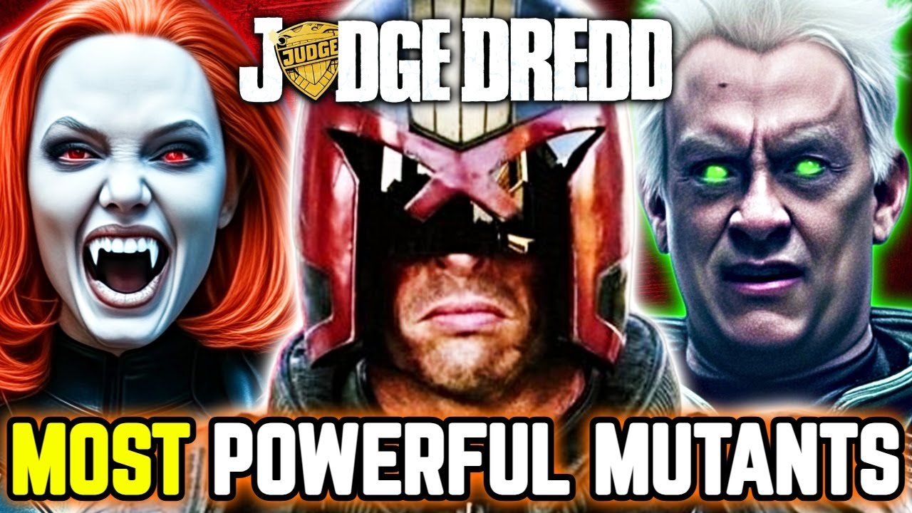 Top 10 Most Important & Powerful Mutants From The Judge Dredd Universe - Backstories/Powers Explored