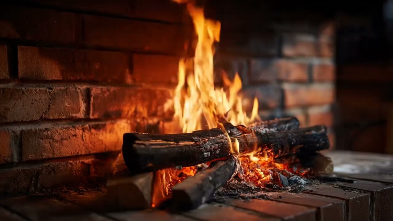 Warm Crackling Fireplace Ambience for Ultimate Stress Relief and Quiet Rest Relax ASMR 🔥