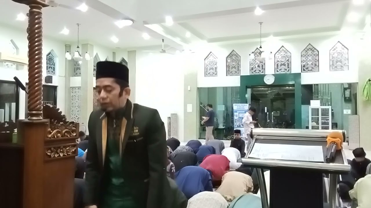 Salat Tarawih 10 Ramadan 1447 H. Imam Ustaz Dr. Baharuddin, S.Pd.I., M.Pd.I.