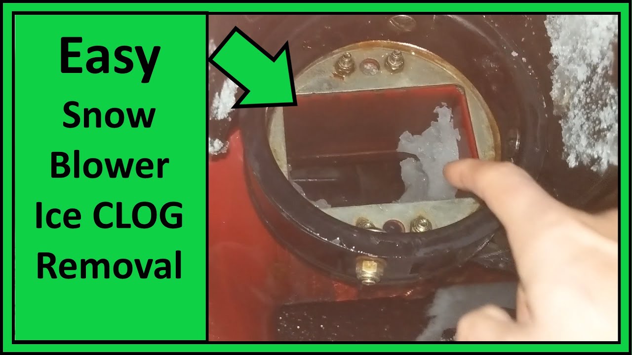 Clogged Snow Blower? Try This!