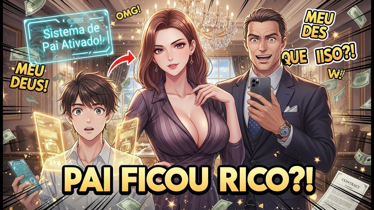 🔥 Recapitulação de Manhwa: Filho ativa Sistema de Pai e fica mais forte quando o pai vence