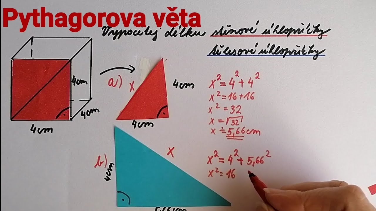 Pythagorova věta krychle