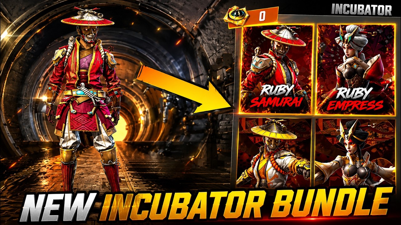 Noble Samurai Bundle Reveal 🔥 Free Fire Incubator