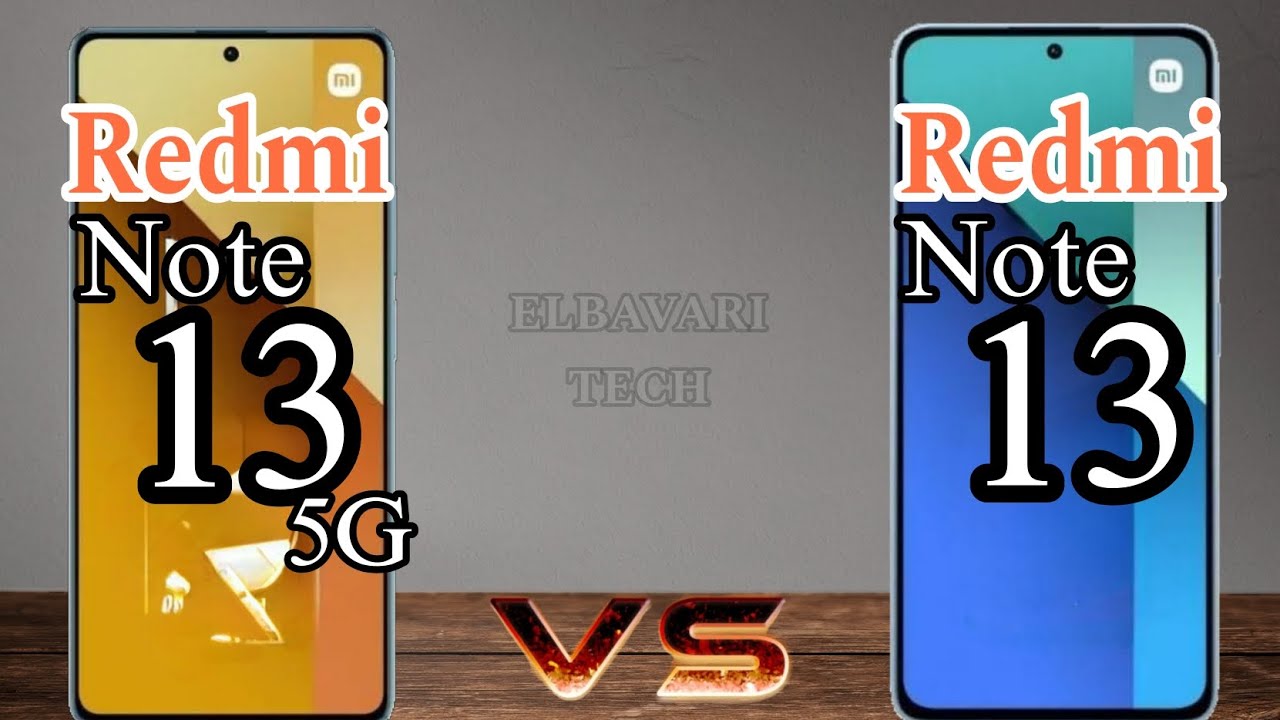 Redmi Note 13 vs Note 13 5G