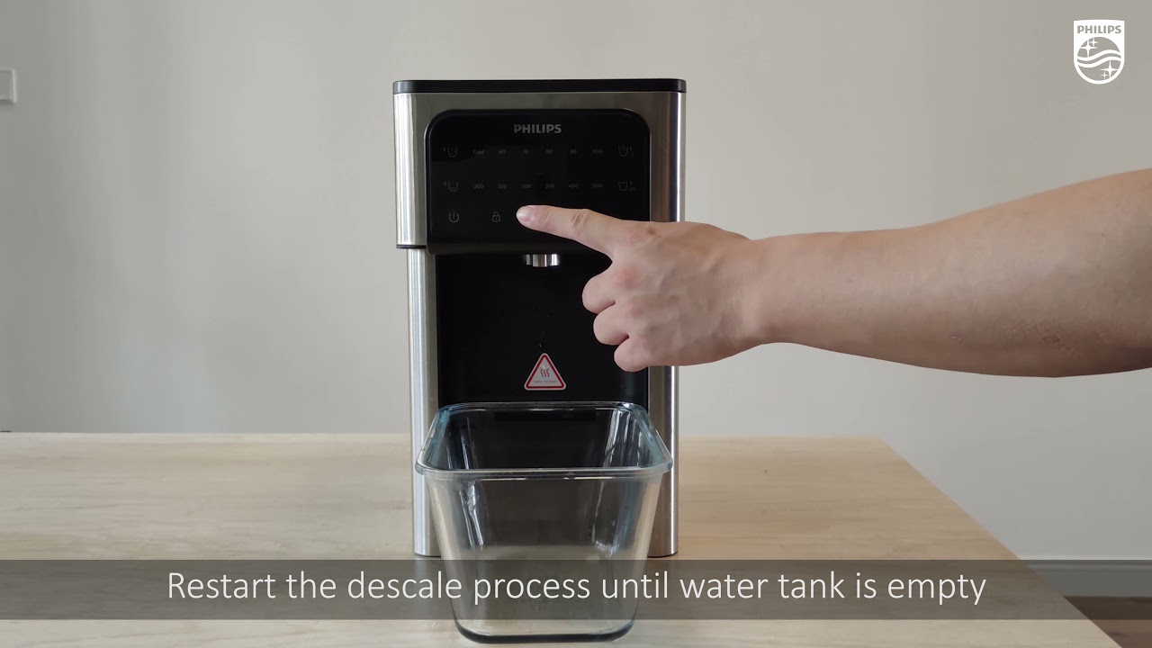 How to descale Philips all-in-one water station ADD5980