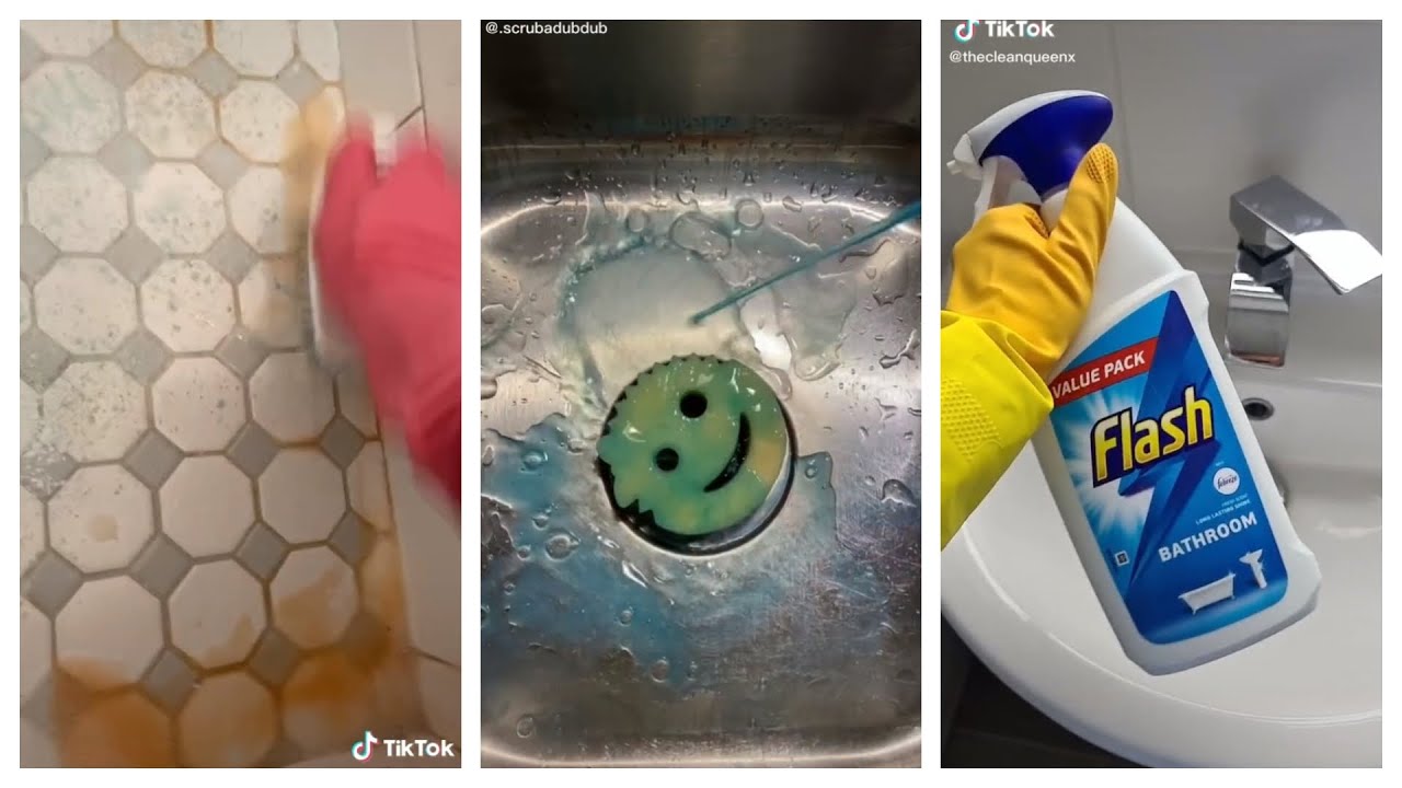 TikTok Compilation Cleaning ASMR 🚿🧼