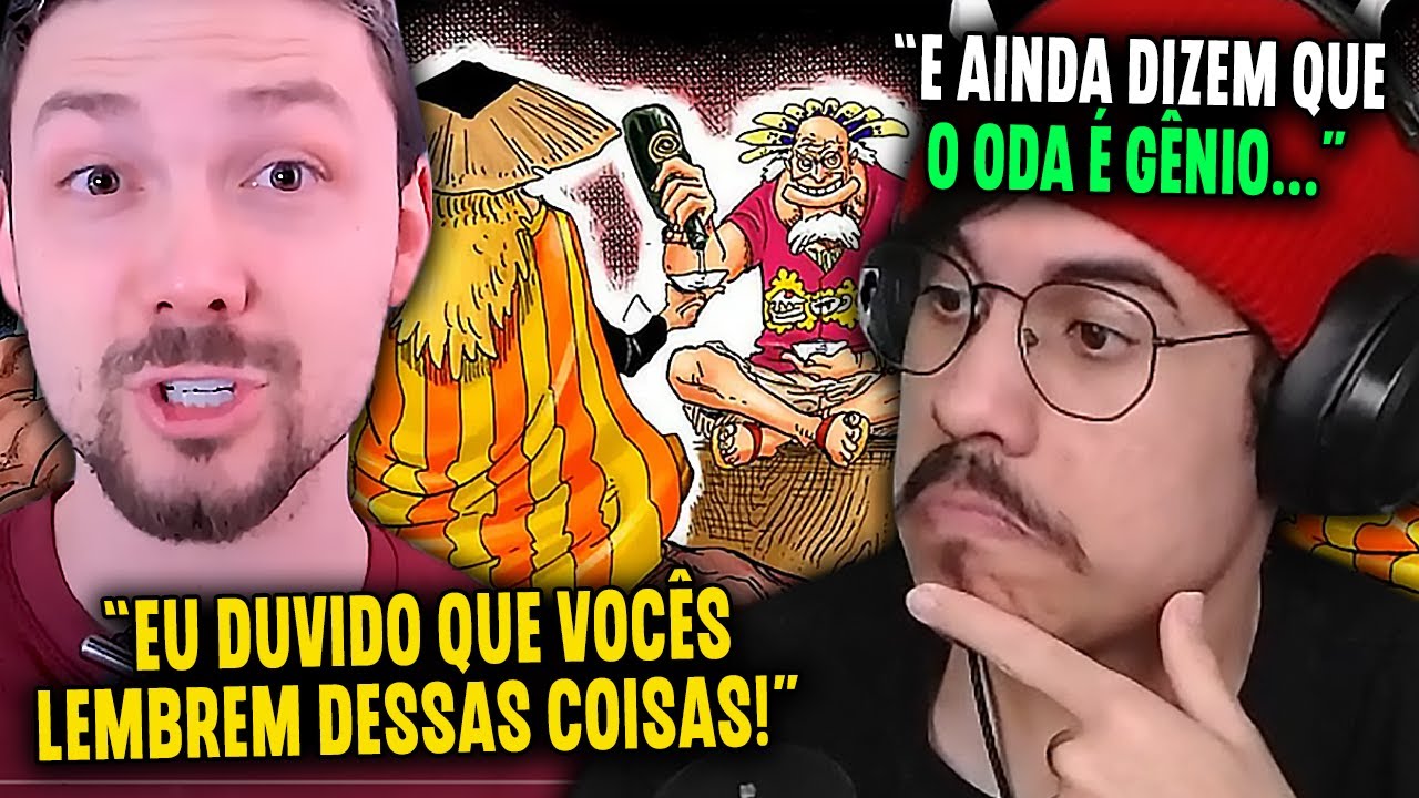 BRUNO BANDEIRA LISTA 14 MISTÉRIOS QUE FORAM ESQUECIDOS PELO ODA EM ONE PIECE | Cortes do Michi