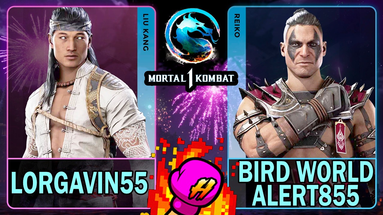 MK1 Lorgavin55 (LIU KANG) VS Bird World Alert855 (REIKO)🥊Mortal Kombat 1🥊4K 60ᶠᵖˢ