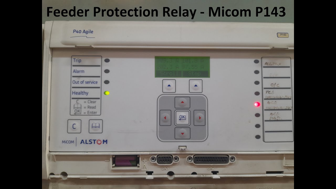 Feeder Protection Relay - Micom P143 || Metering, Configuration, Protection Settings, Event &Records