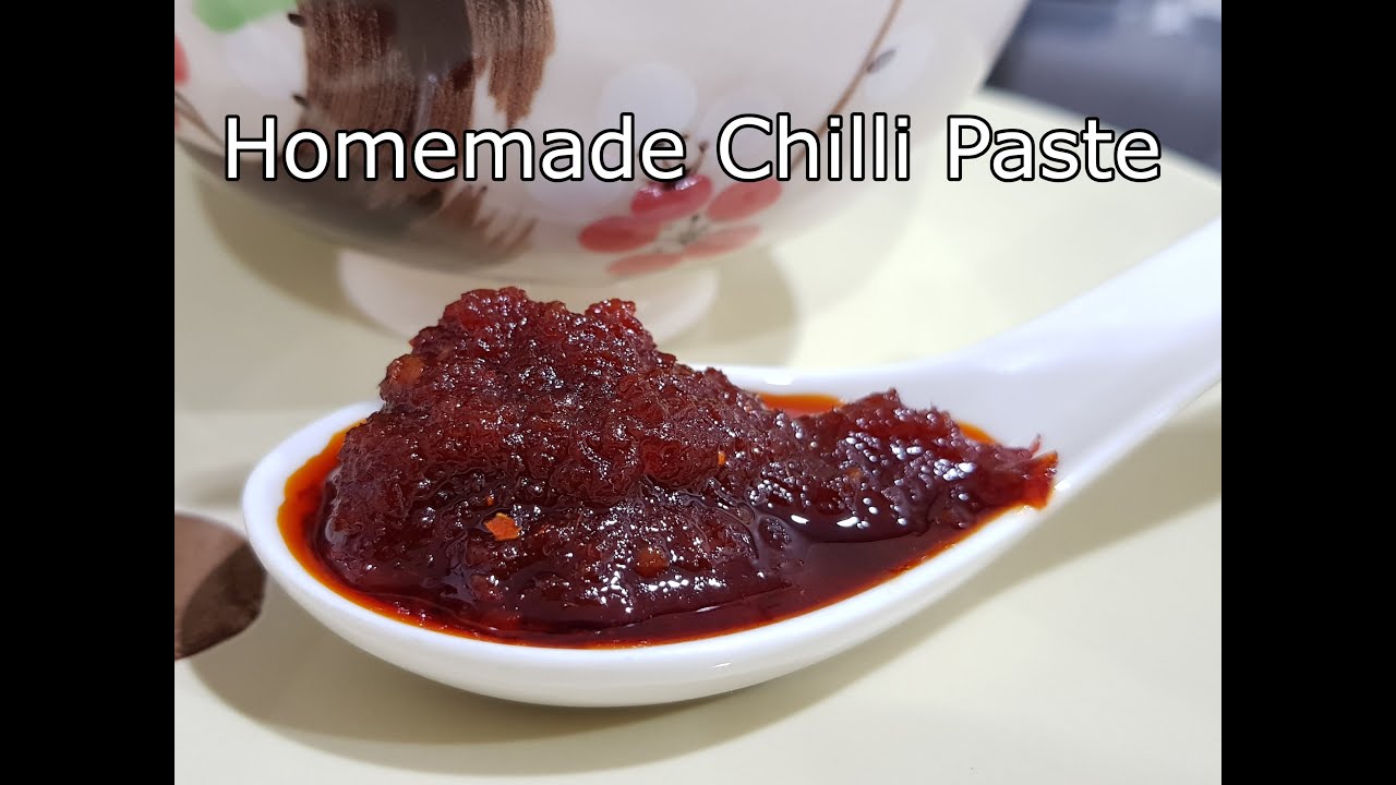 Basic Homemade Chilli Paste for Curry | 煮咖喱的基本辣椒酱