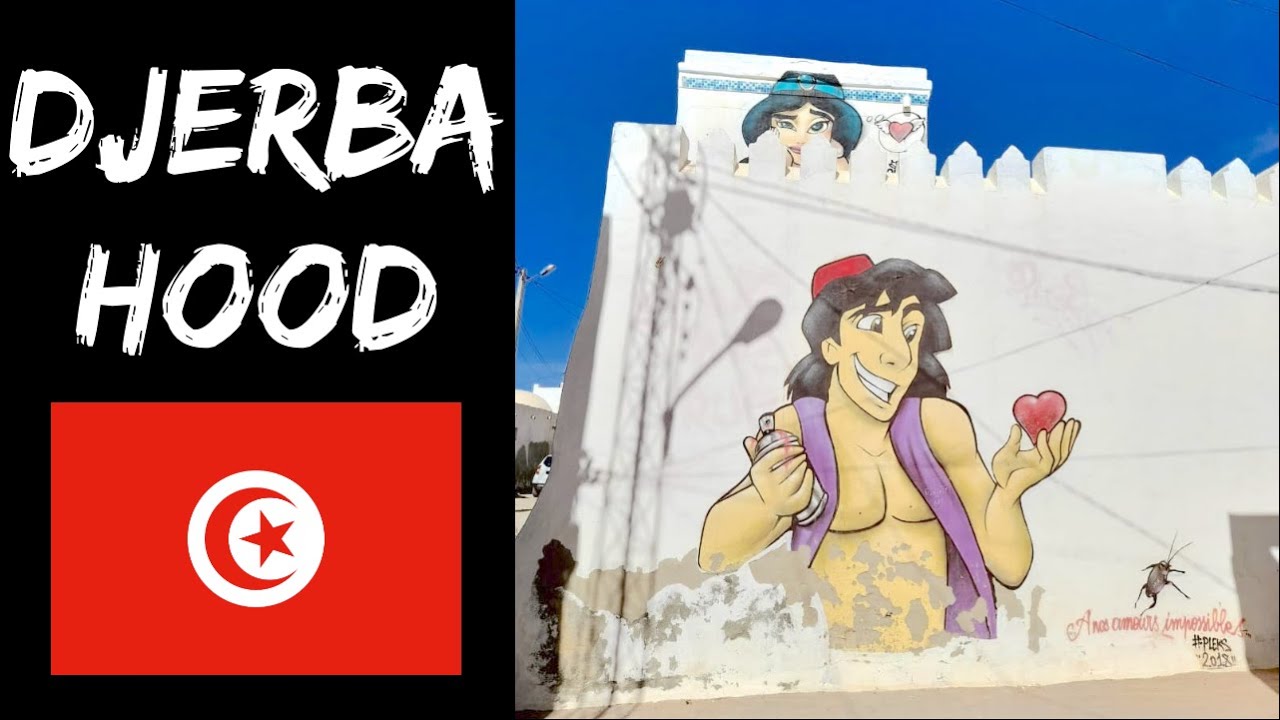 Tunisia's Djerbahood - street art urbex in Erriadh, Djerba (Graffiti heaven!)