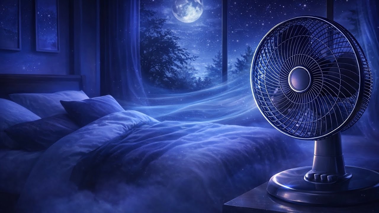Sleep fast with this gentle fan noise | 8 hours relaxation