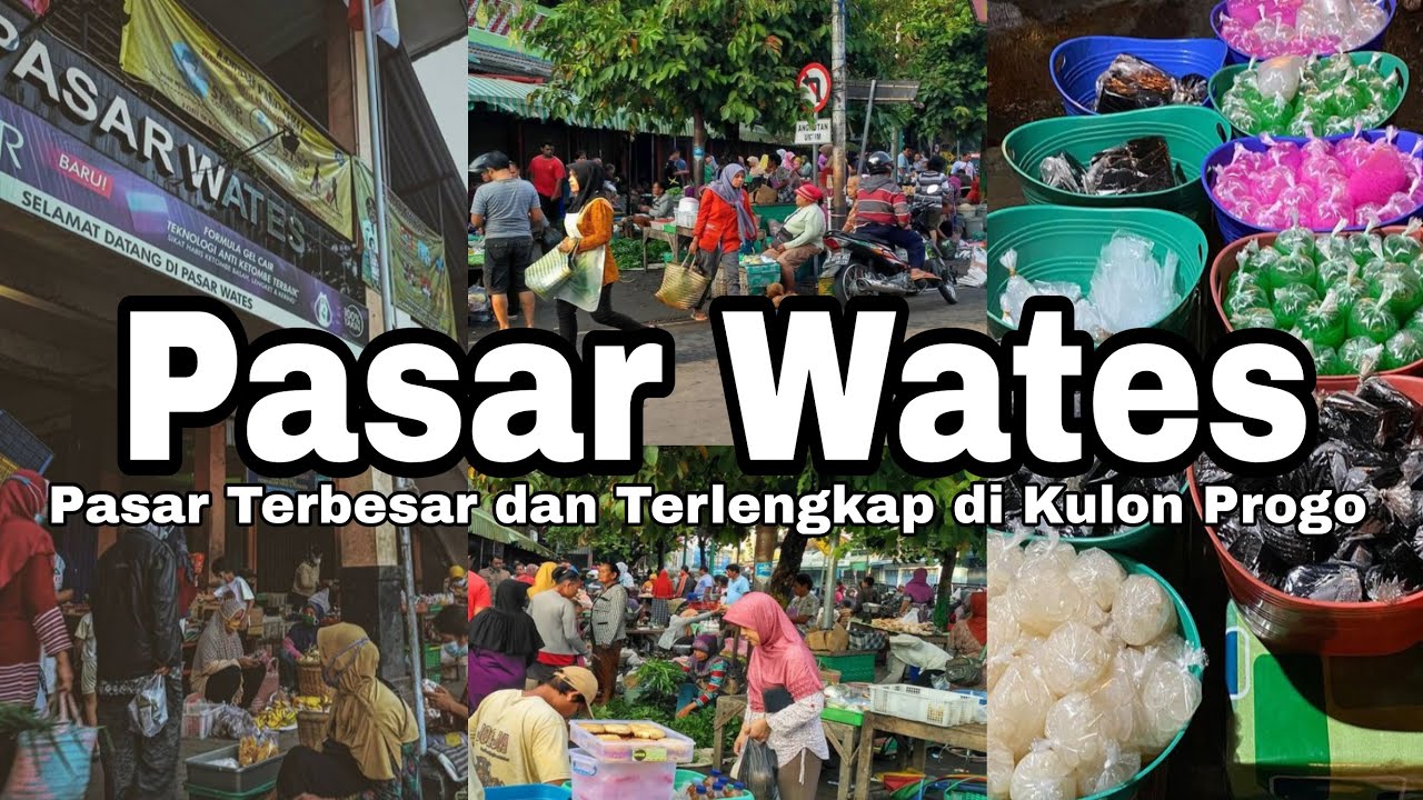 Pasar Wates Kulon Progo Yogyakarta