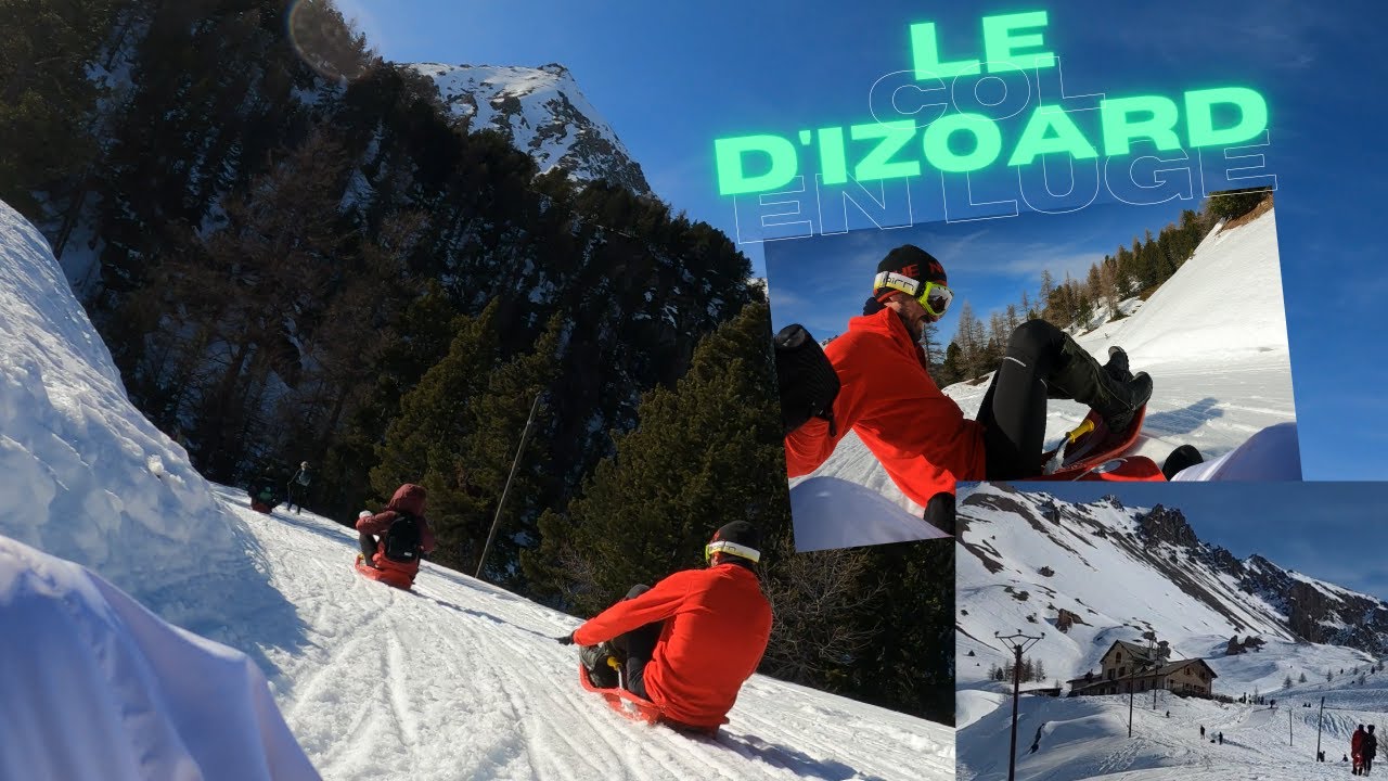 Descente en luge au col d'Izoard ! (C'est la course...)