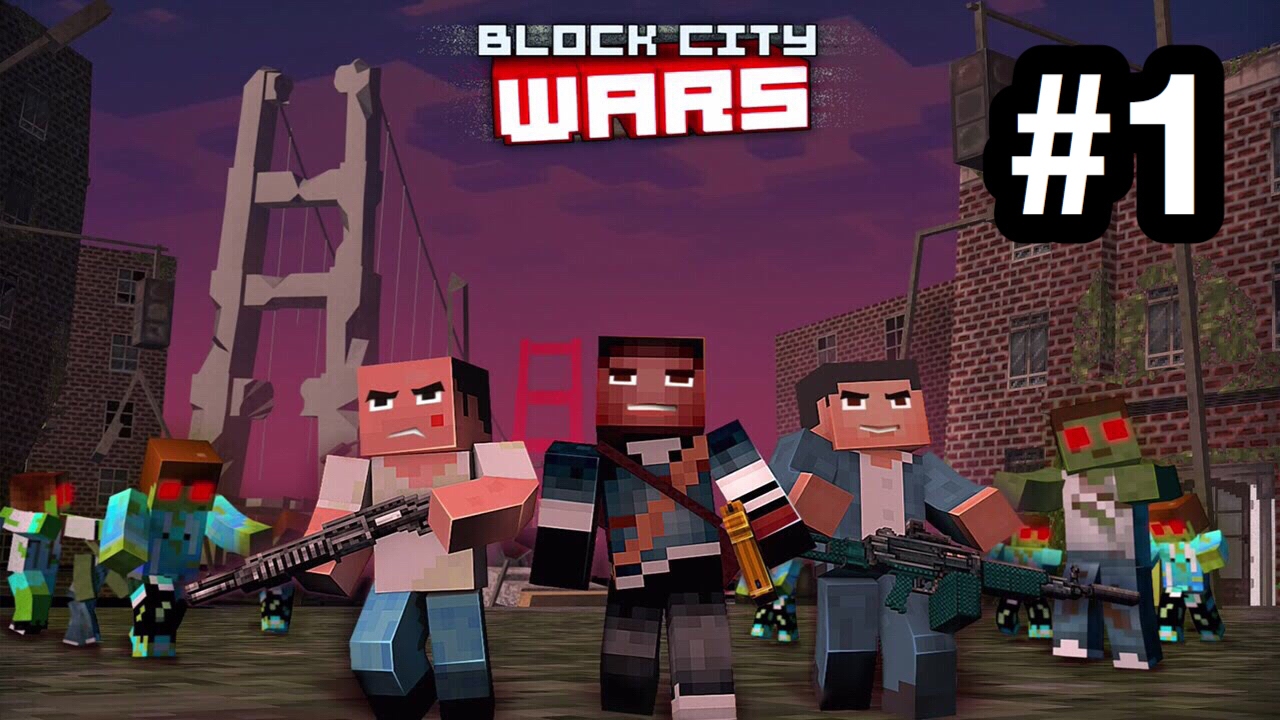 Block City Wars Gameplay #1 Killing Zombie's [IOS]