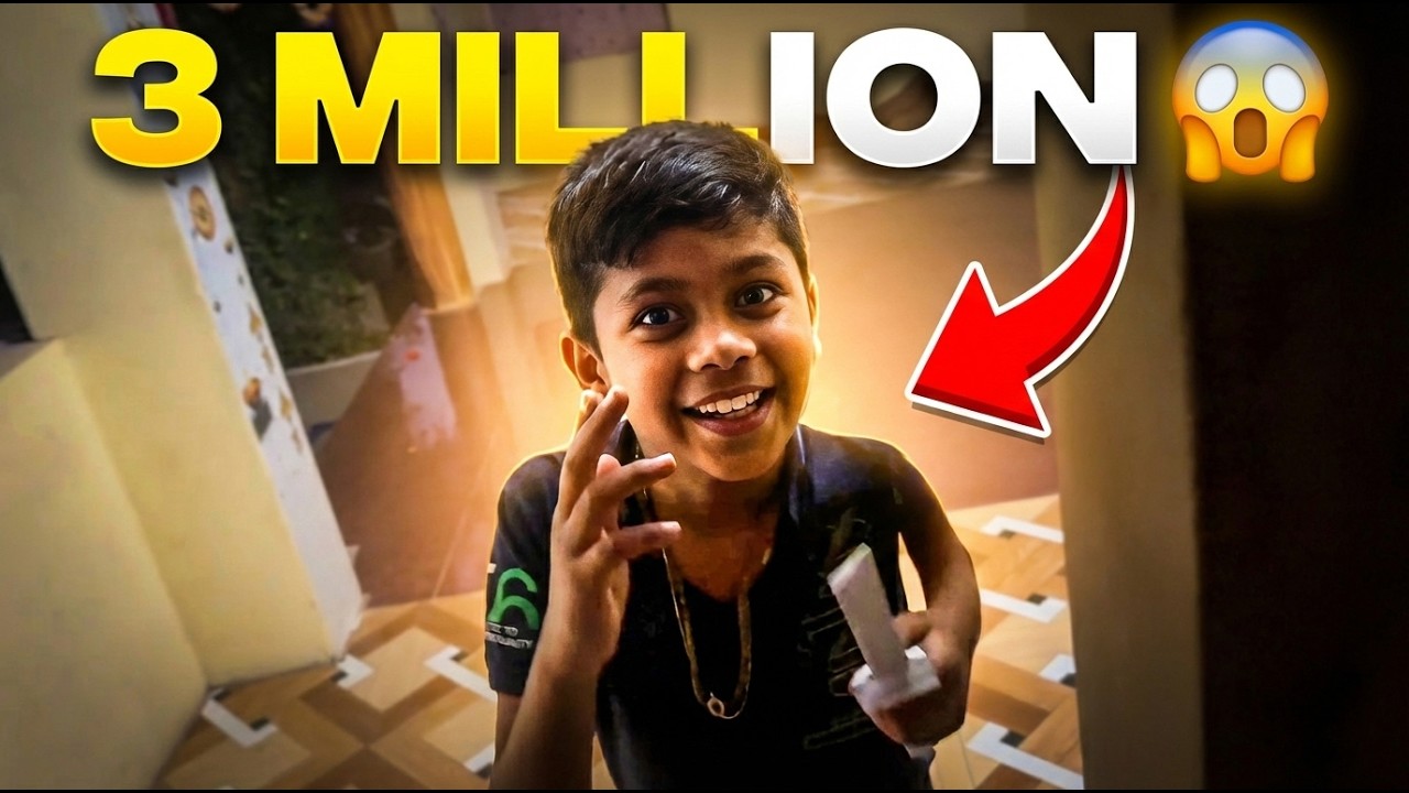 Rudra ne de di 3 MILLION ki badhai 😱 | Road to 3M Special Vlog