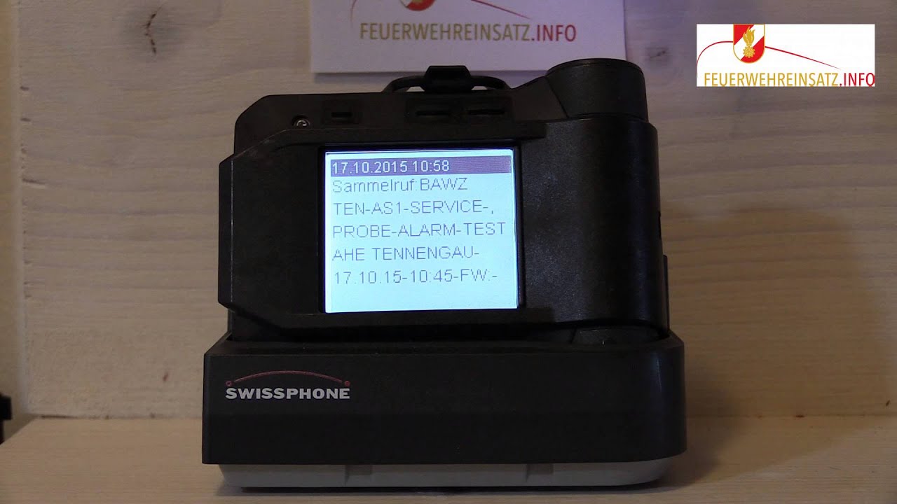 Swissphone s.Quad x35 Pager im Test (Lautstärke) von feuerwehreinsatz