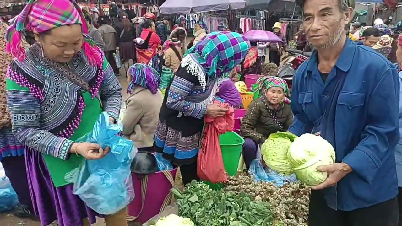 chợ phiên tây bắc hmoob lào cai Northwest market 