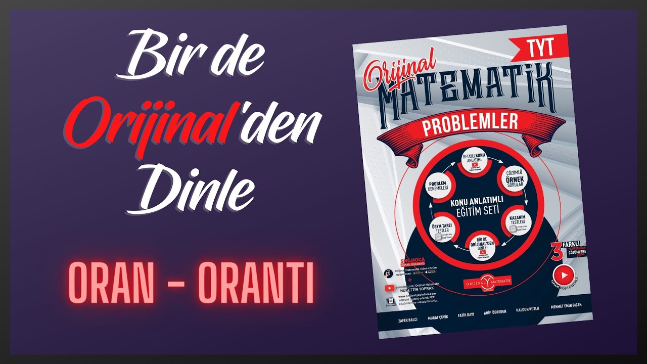 Bir de Orijinal'den Dinle | Oran - Orantı | Orijinal Problemler