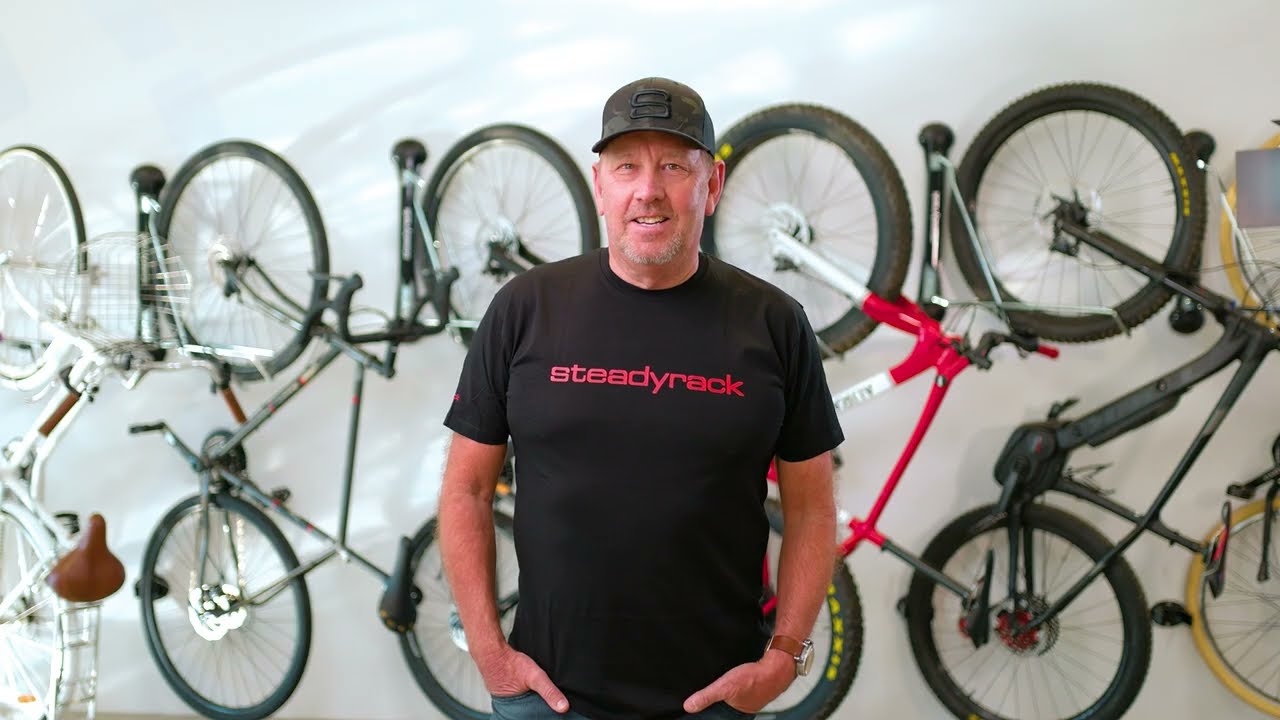 Хранение велосипедов: история Steadyrack с основателем Дэйвом | Повесьте свой велосипед на удобну...