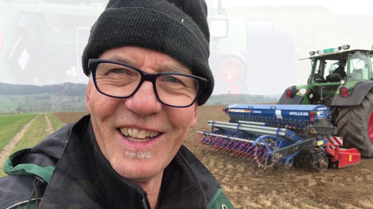 Winterweizen Saat 2tes Feld, Fendt u.Fiona