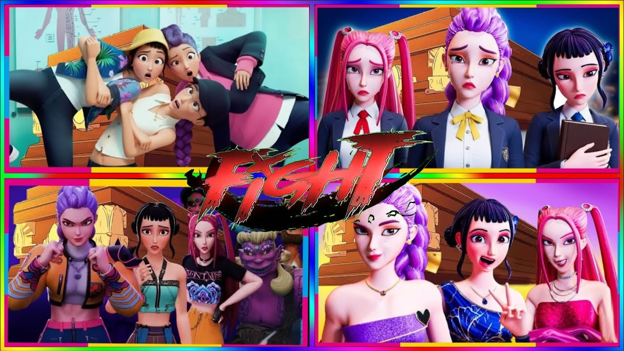 SAVED RUMI!KPOP🆚HUNTRIX EARLY YEARS KPOP🆚Hunters Animation Parody🆚RUMI, MIRA & ZOEY GLOW UP! KPOP