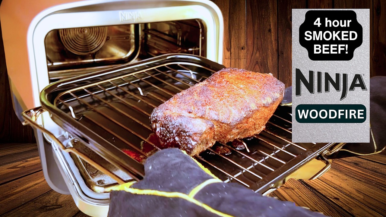 First time SMOKED BEEF with the NINJA 8 in 1 Oven!