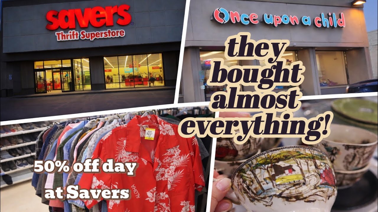 Selling to Once Upon a Child + 50% Off Thrifting at Savers