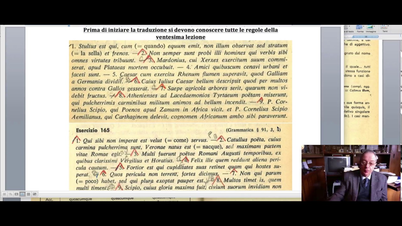 Latino da capo o da zero: lectio XXI. Pronomi relativi: quicumque.