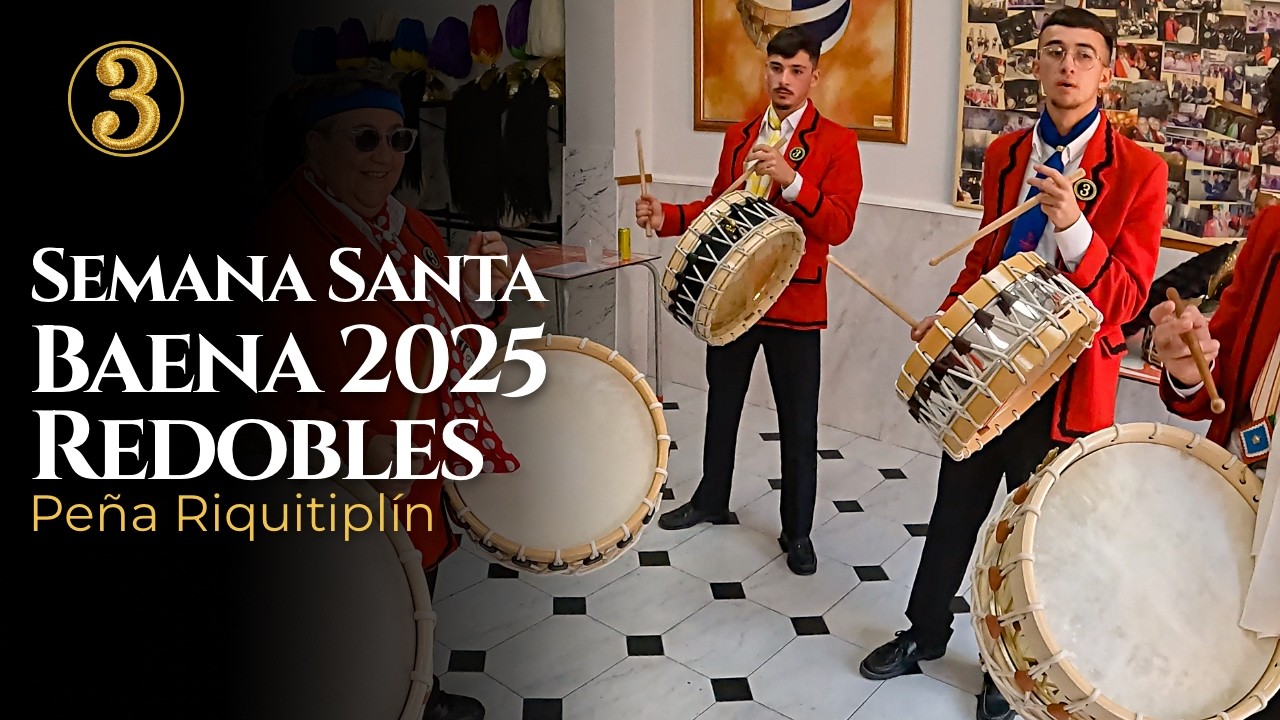 3ª Cuadrilla - Redobles 2025-Peña Riquitiplin.[4K]