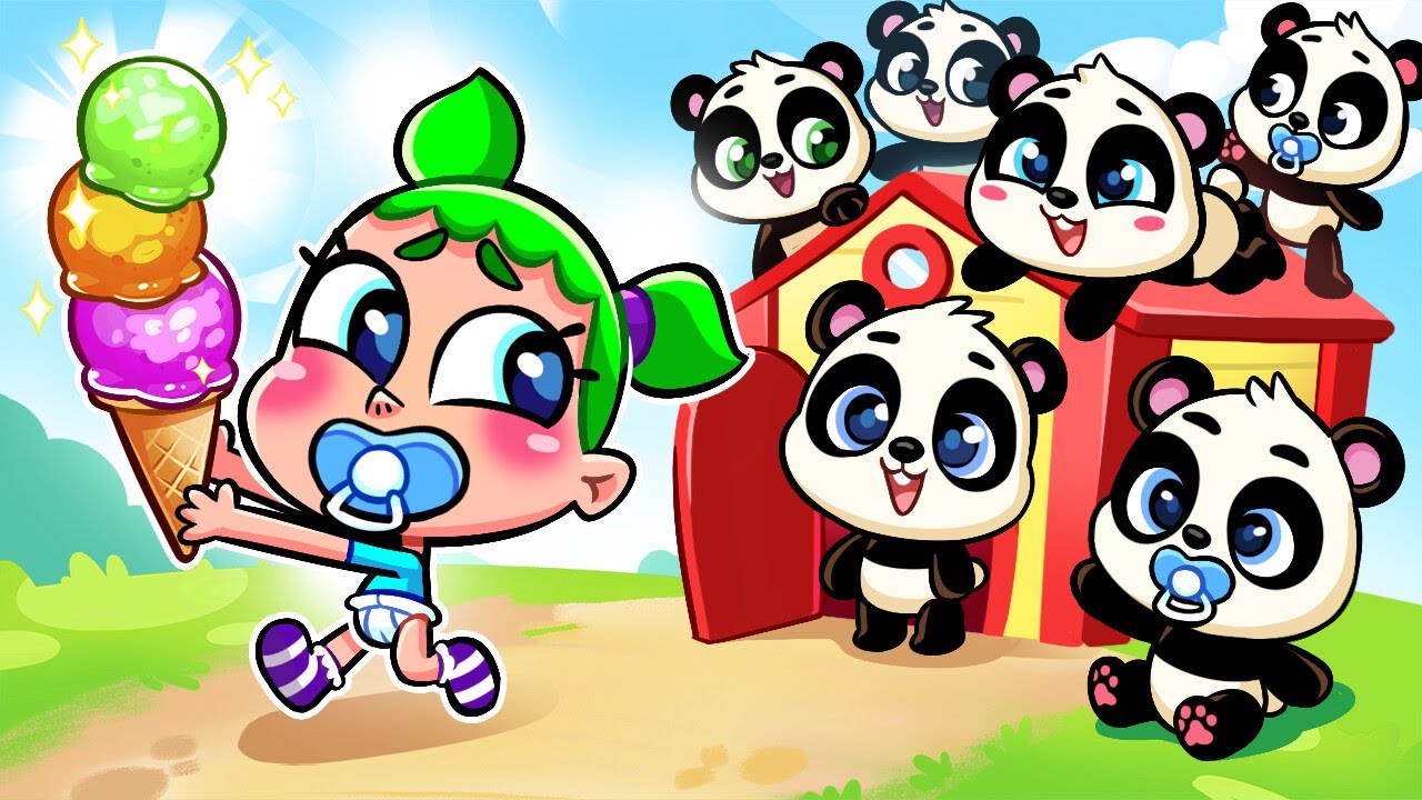 😊 10 Little Pandas 🐼 Fun Counting Songs for Kids 🎵 TinyTracks TV