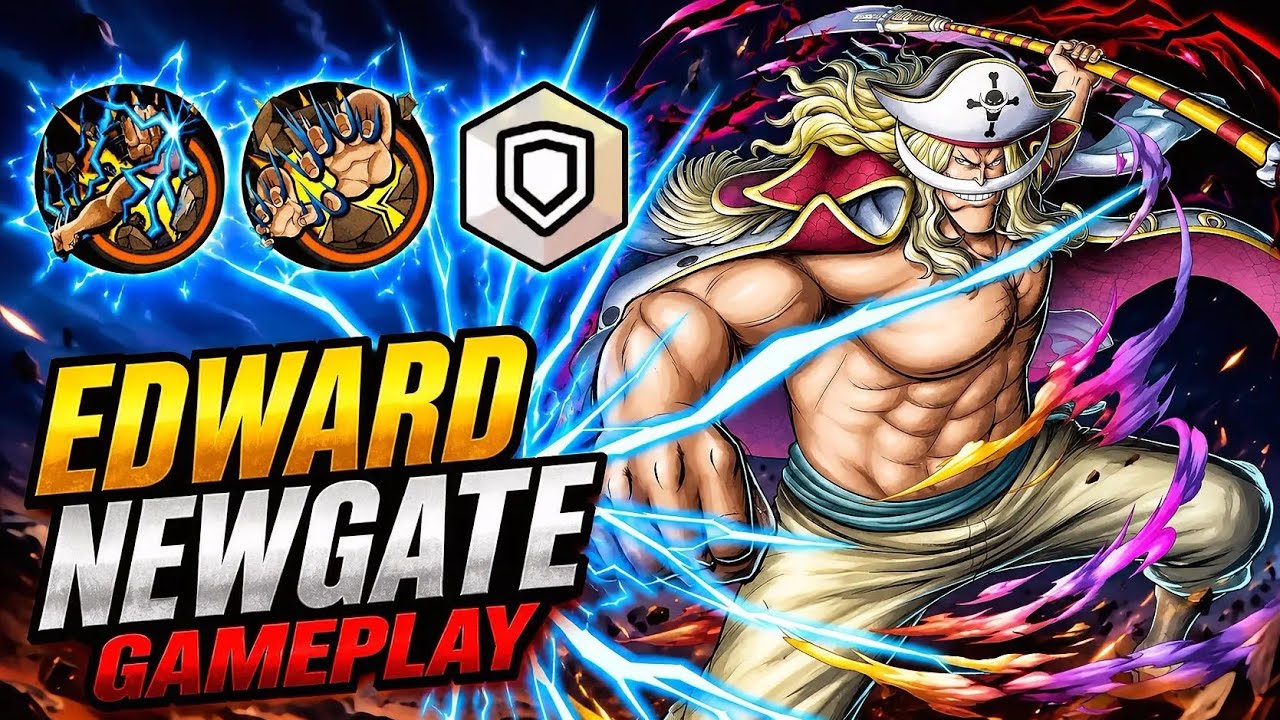 EDWARD NEWGATE GAMEPLAY | ONE PIECE BOUNTY RUSH | OPBR