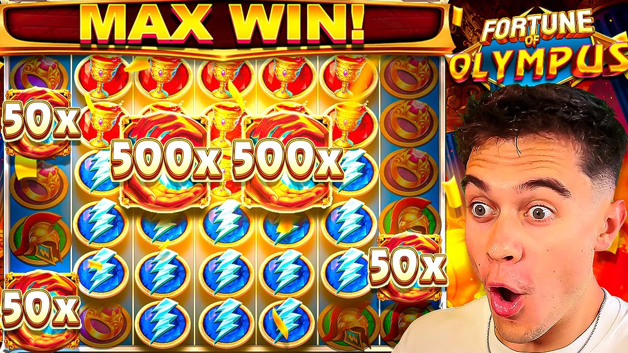 INSANE MAX WIN ON FORTUNE OF OLYMPUS!!! (HUGE 10,000X WIN)