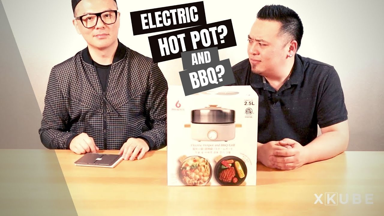 2 in 1 Electric BBQ Grill and Hot Pot Unboxing Review 2020 | XKUBE Connects