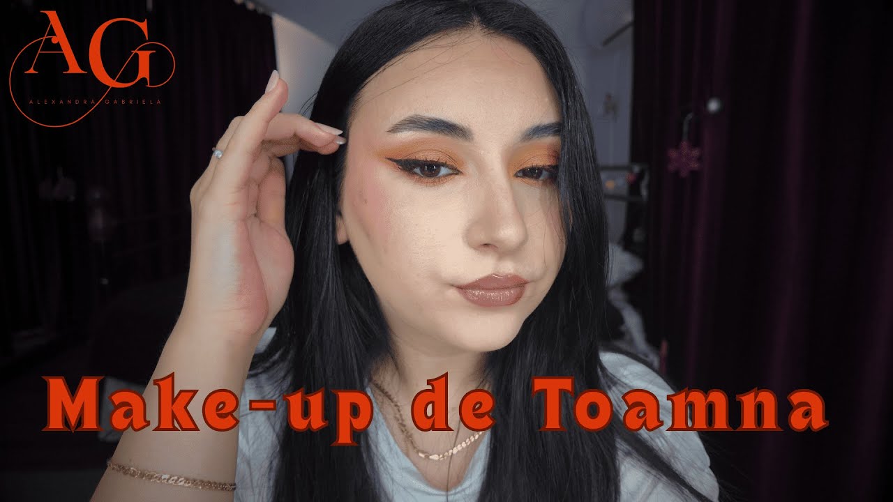 Autumn Makeup 🍁 Orange Vibes ✨ Tutorial pas cu pas