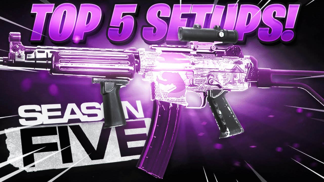 Use These TOP 5 *BEST* Class Setups! 😍 (Warzone Season 5)