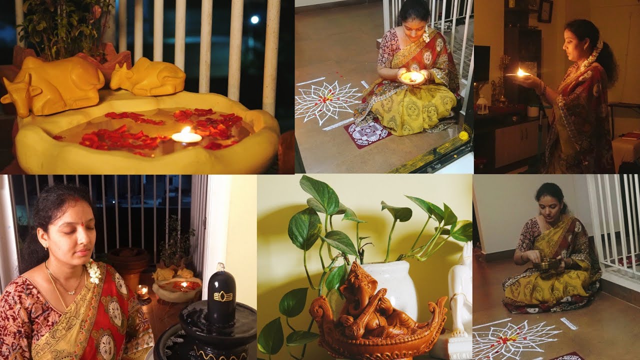 ఇంట్లో దేవాలయం లాంటి అనుభూతి| Temple Vibes|పున్నమి సంధ్య వేళ లక్ష్మీ ఆగమనానికి puja remedy🌷🌷🙏🙏