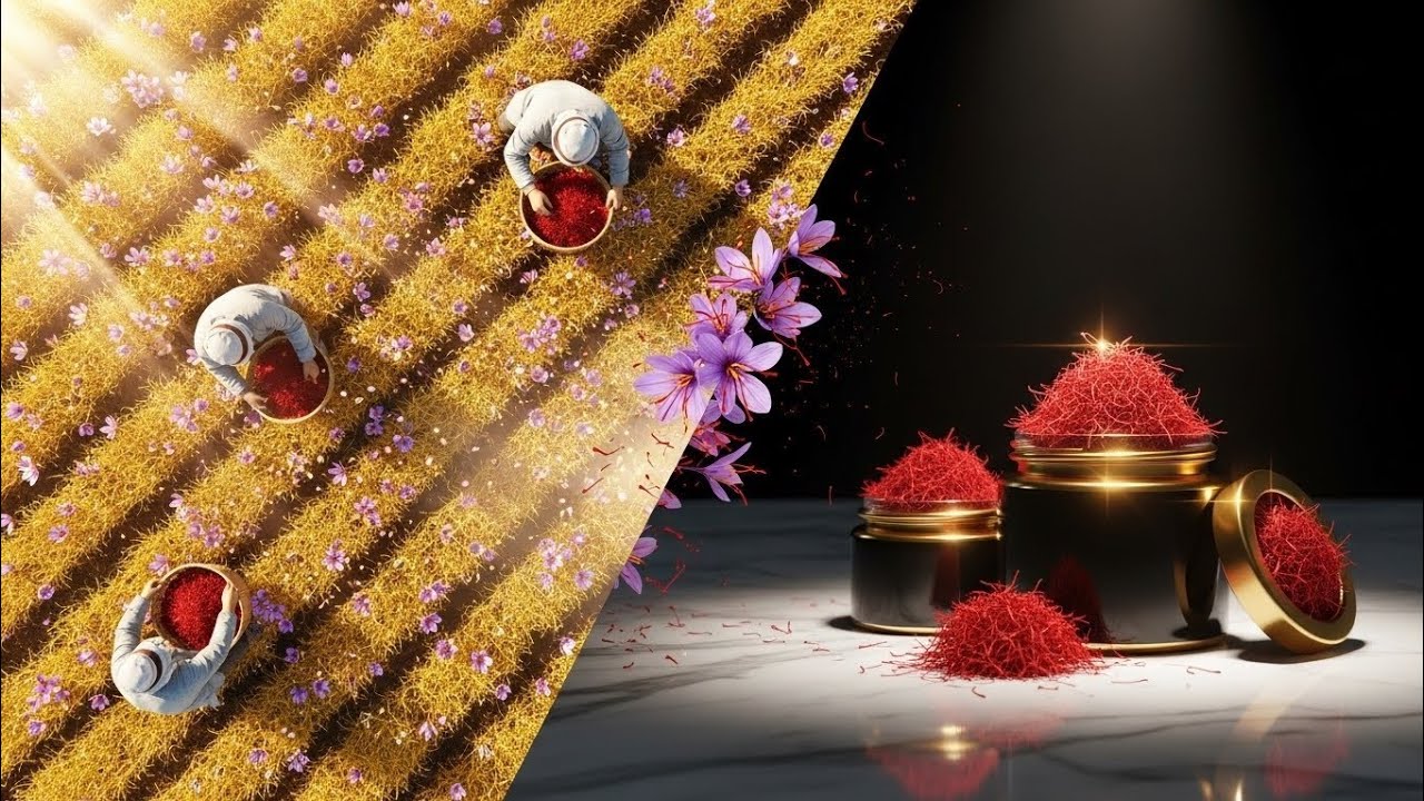 From Harvest to Luxury: The Saffron Journey