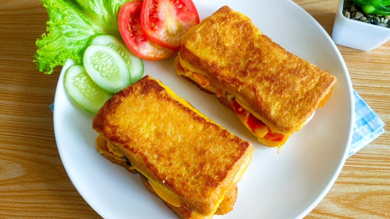 Renyah dan Lezat! Roti Telur Lipat Korea 