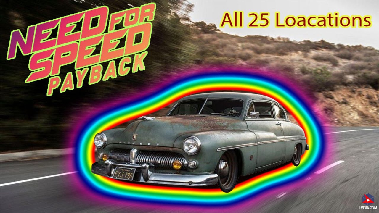 All Abandoned Cars Locations | 25 Derelicts Cars | Need For Speed Payback | Play Overall