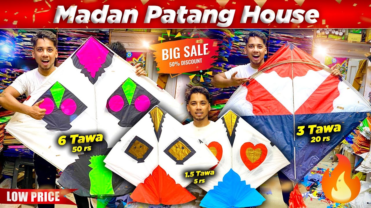 Cheapest Kite Market in Delhi 2024 | Madan Kite House Designer Kites in Delhi Uttam Nagar