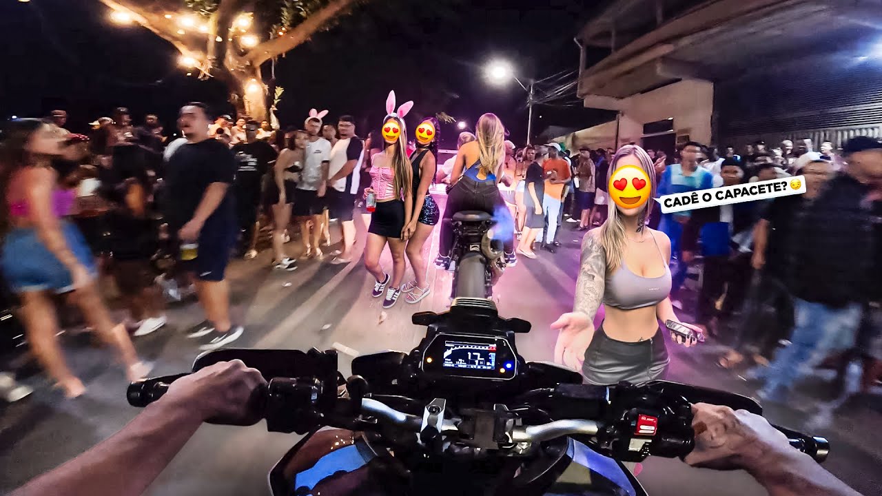 LEVEI A LOIRINHA PRO BAILE DE TRACER 900GT SÓ O CANO 🔥