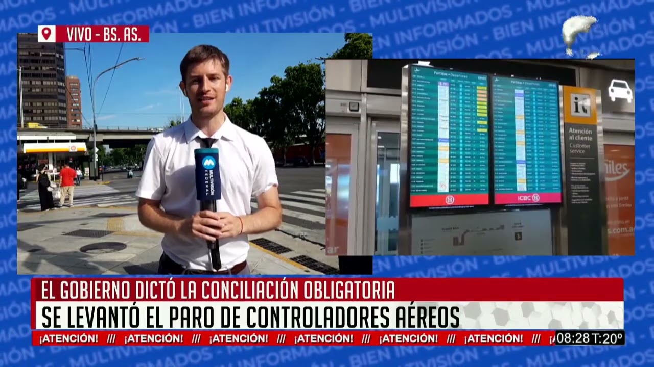 NACIONAL: SE LEVANTÓ EL PARO DE CONTROLADORES AÉREOS