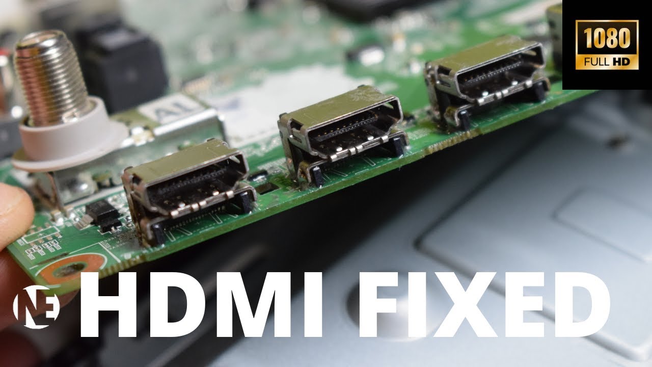 Ремонт HDMI-порта на телевизоре LG: три HDMI-порта не работают