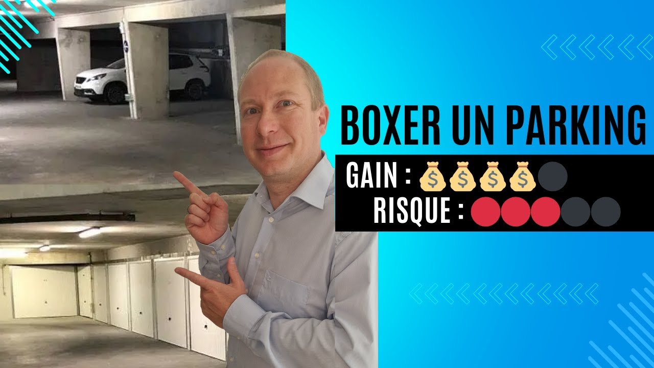 Stratégie : boxer, transformer une place de parking en garage | Gain : 💰💰💰💰⚫️ | Risque : 🔴🔴🔴⚫️⚫️