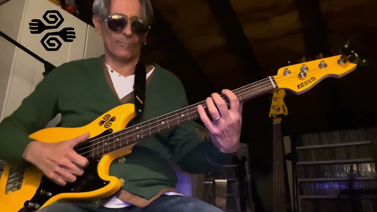 Stefano De Donato BRICK HOUSE  YELLOW MarkBass Short Scale